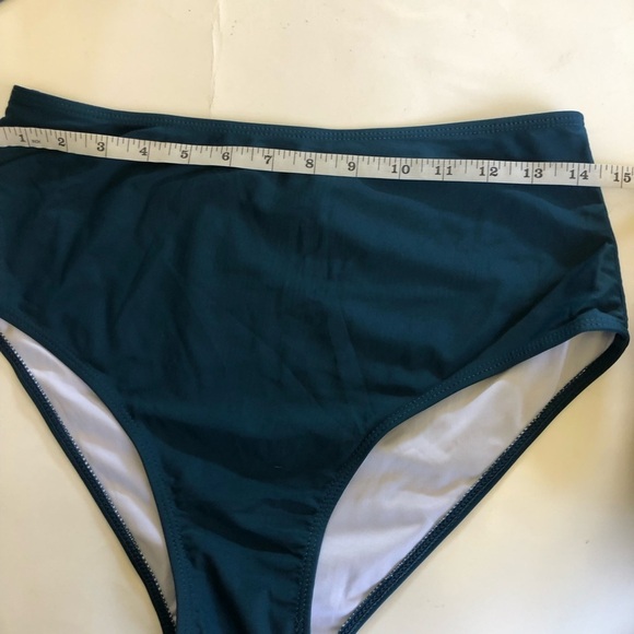 Unbranded Woman’s Bundle Of Two Blue Tone Bikini Bottoms Size L - Picture 7 of 10